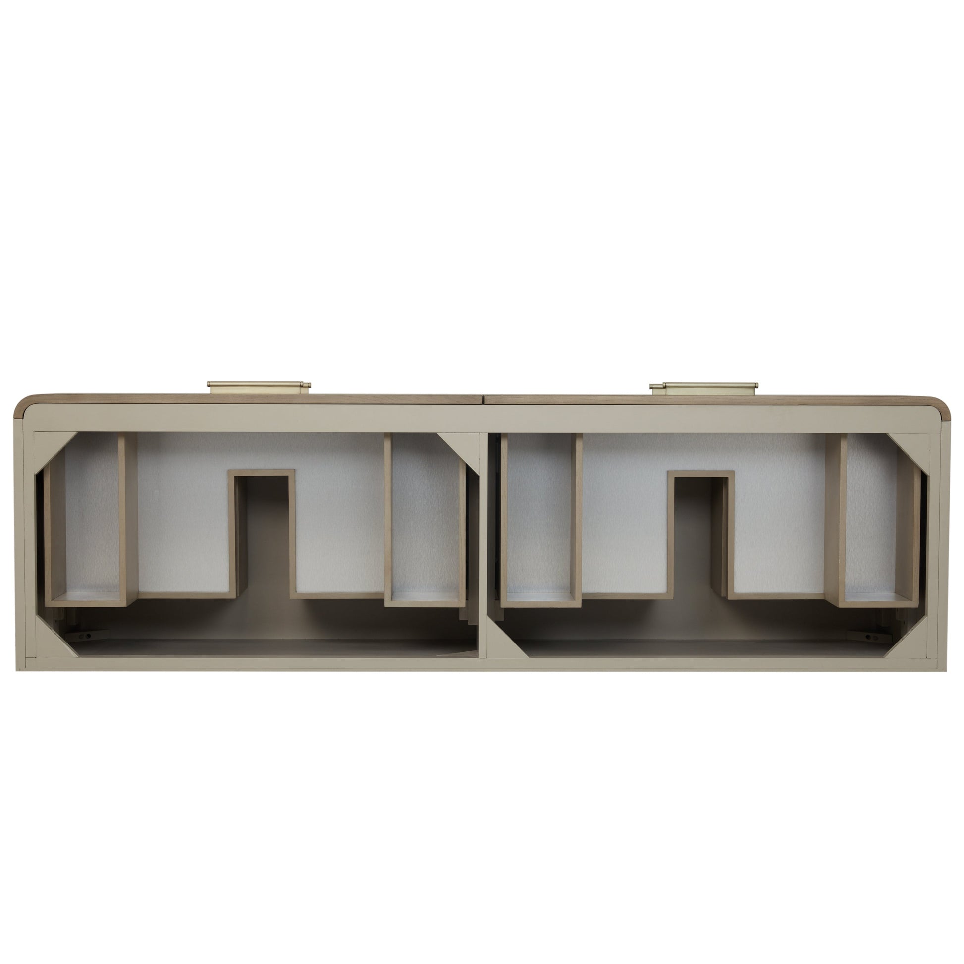 Pebble Oak / Victorian Silver - 3 Faucet Holes