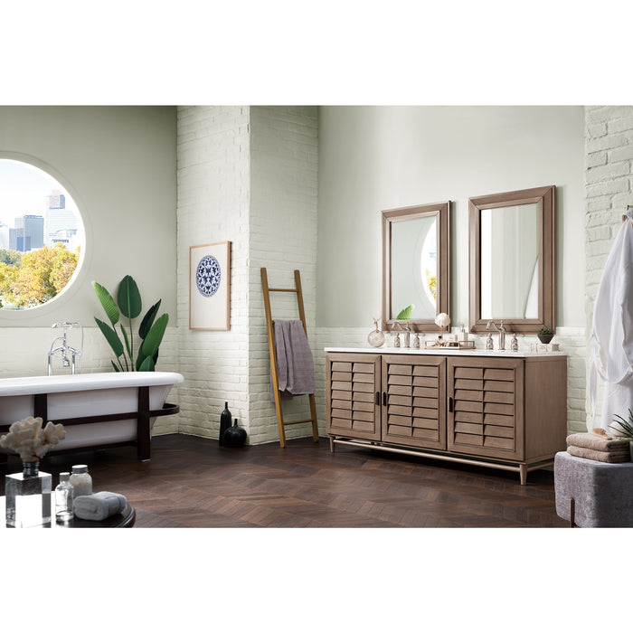 Whitewashed Walnut / Arctic Fall - 3 Faucet Holes