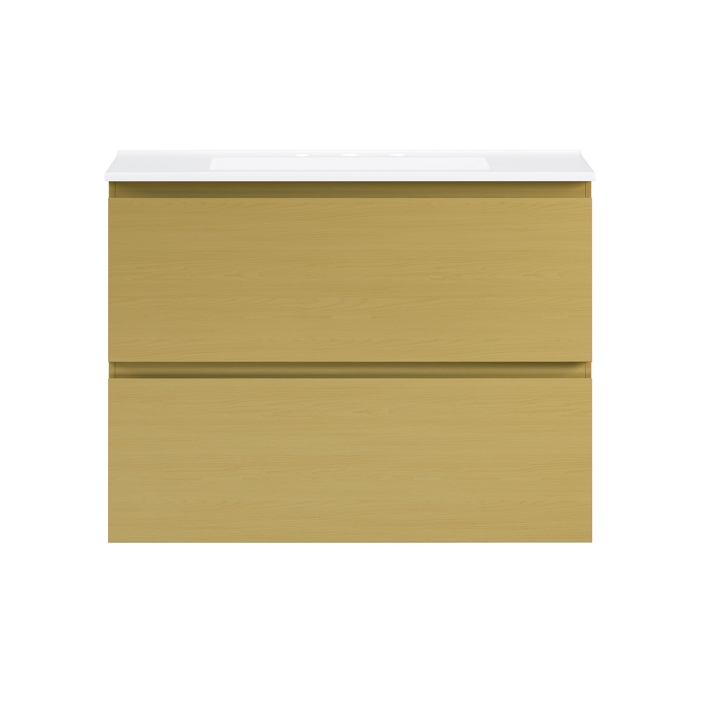Natural Oak / Glossy White / 3-Hole