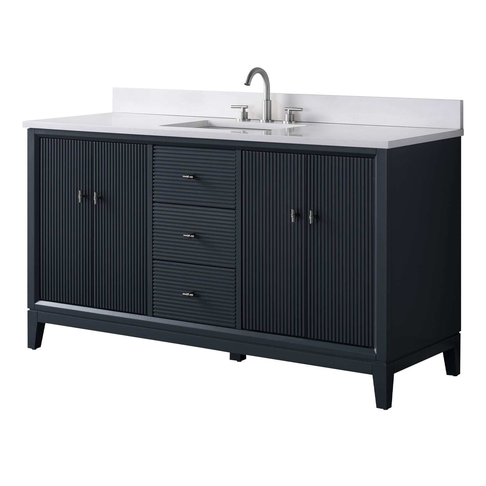 Linear Vintage Spruce Blue / Brushed Nickel