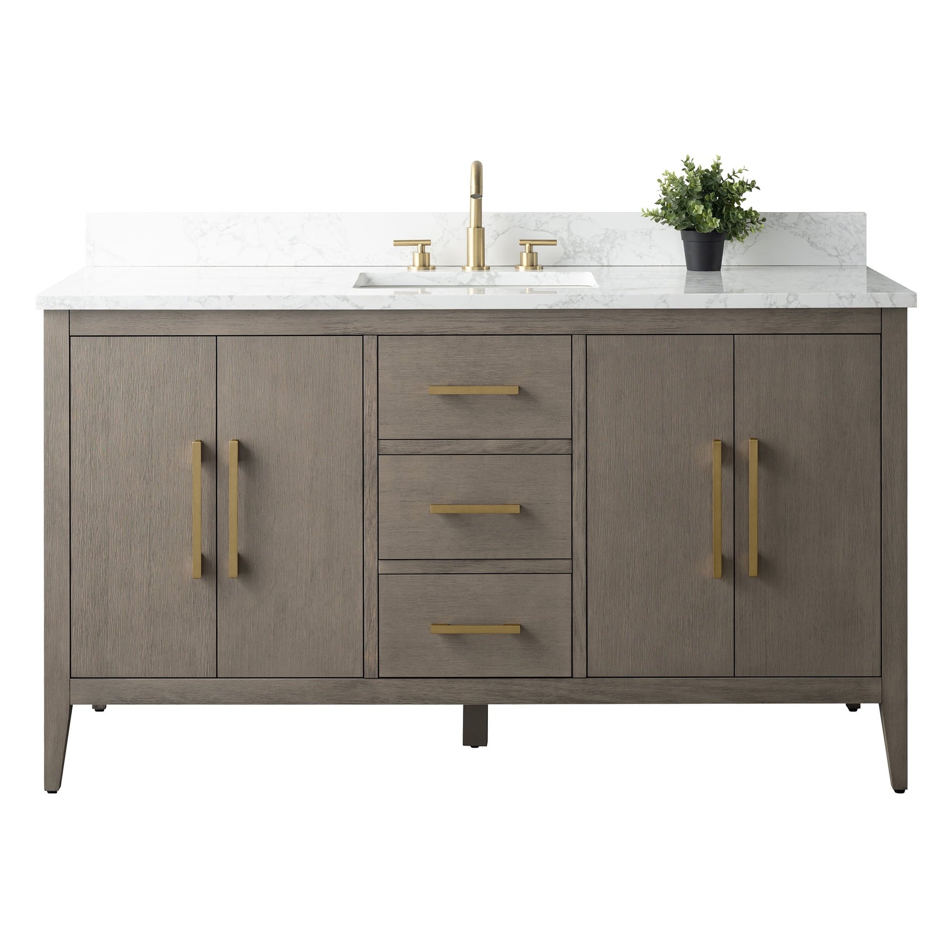 Driftwood Gray / Golden Brushed