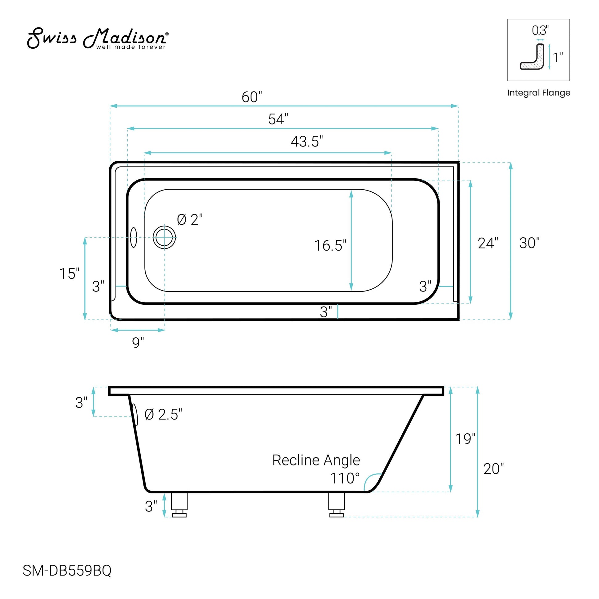 Glossy Bisque / Alcove - No Apron / Left