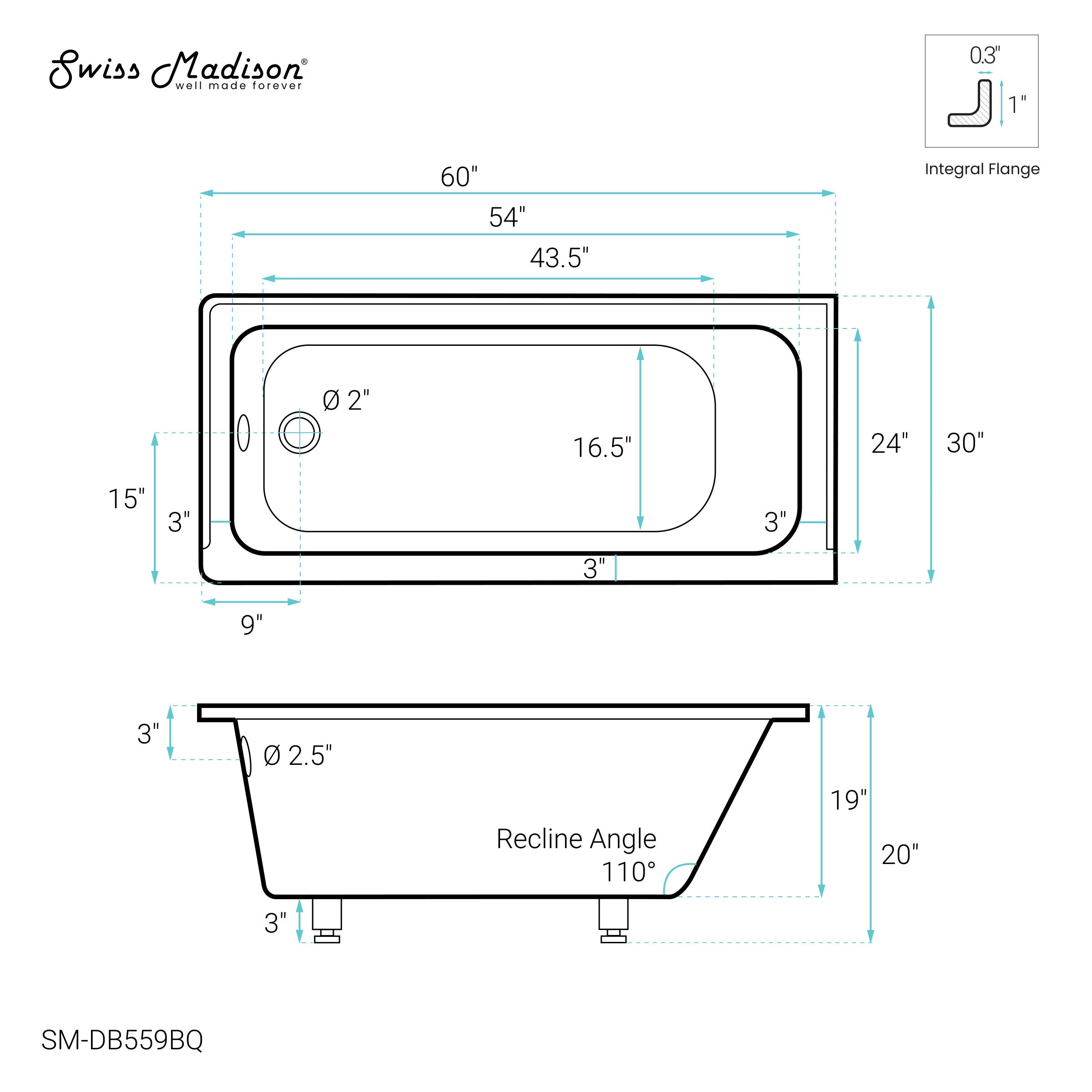 Glossy Bisque / Alcove - No Apron / Left
