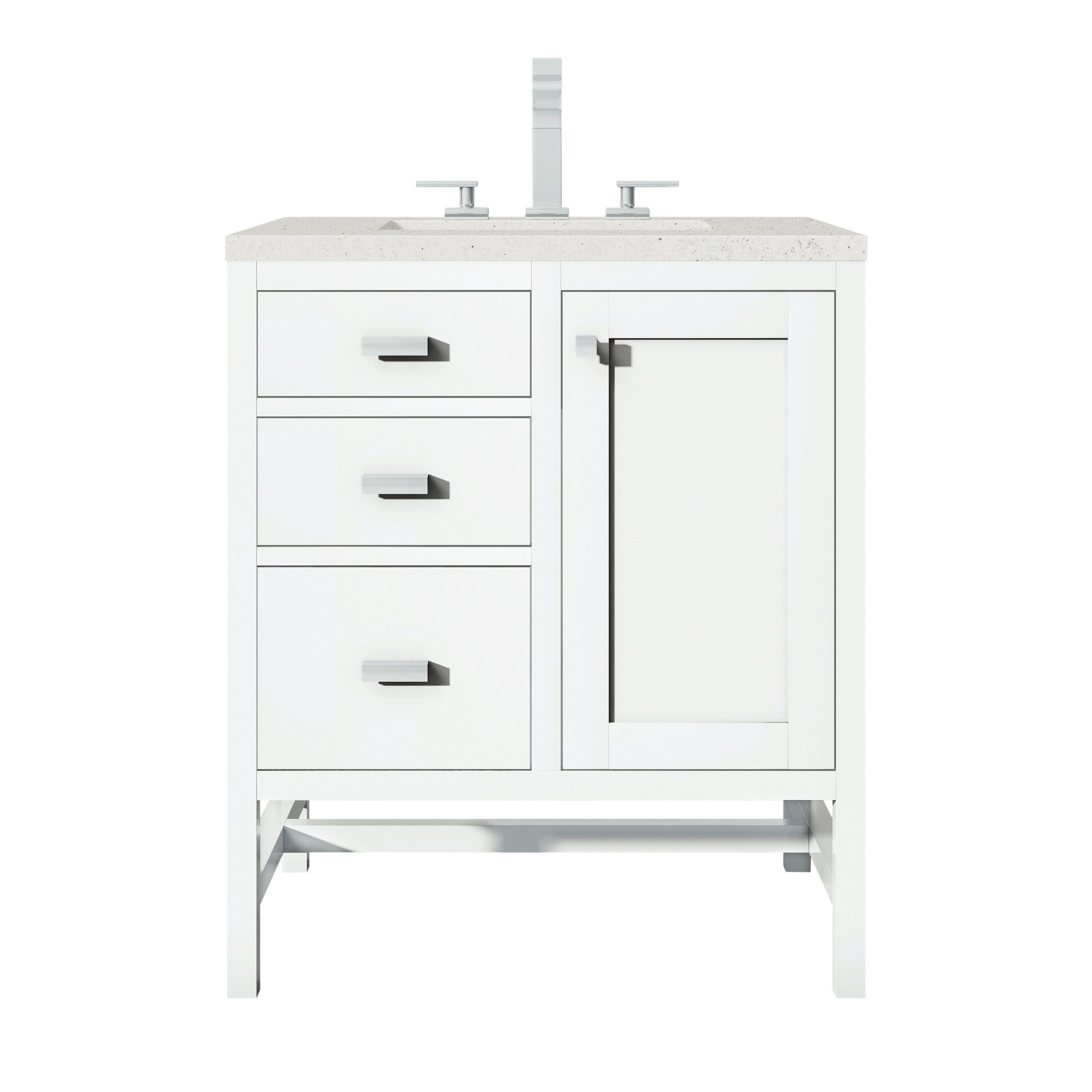 Glossy White / Lime Delight - 3 Faucet Holes