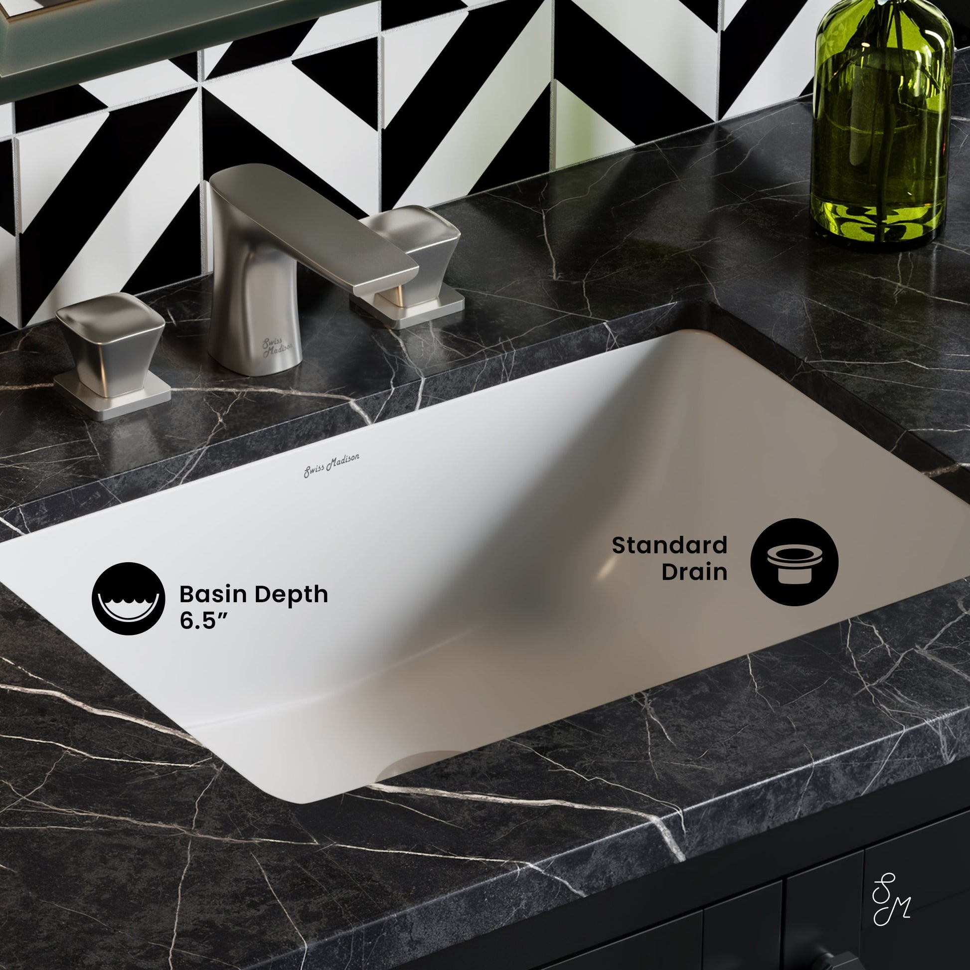Glossy White / Rectangle