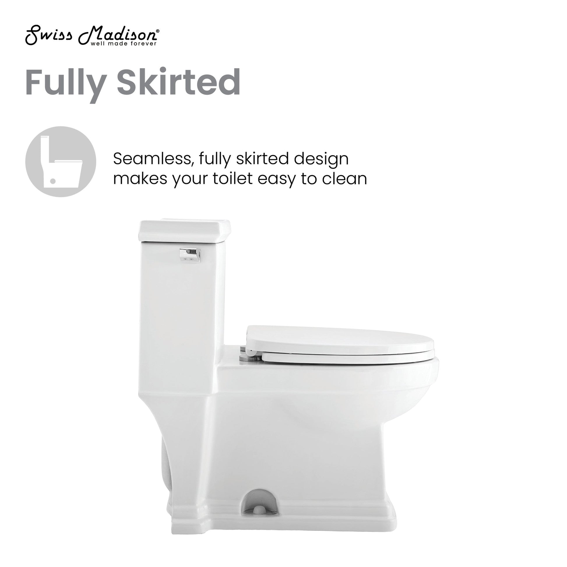 Glossy White / Single - Left