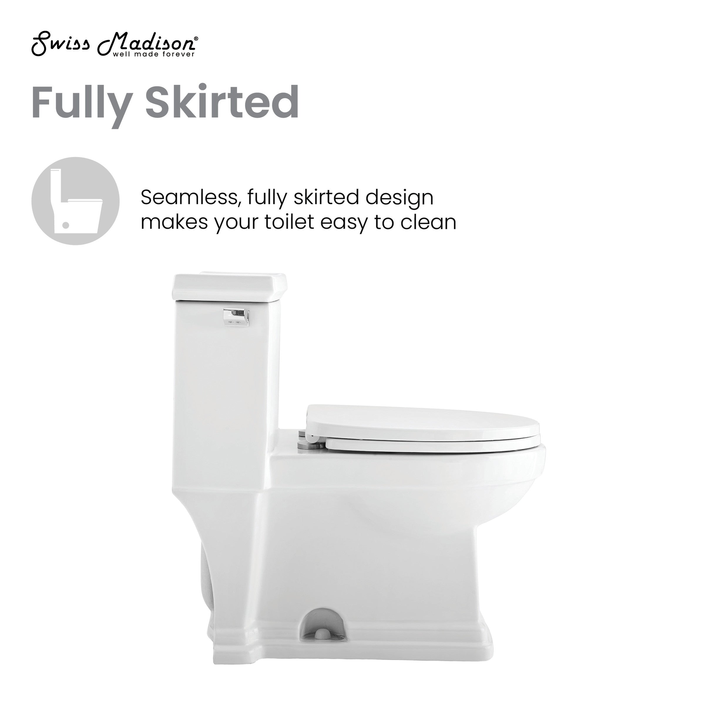 Glossy White / Single - Left
