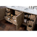 Whitewashed Walnut / Carrara White - 3 Faucet Holes