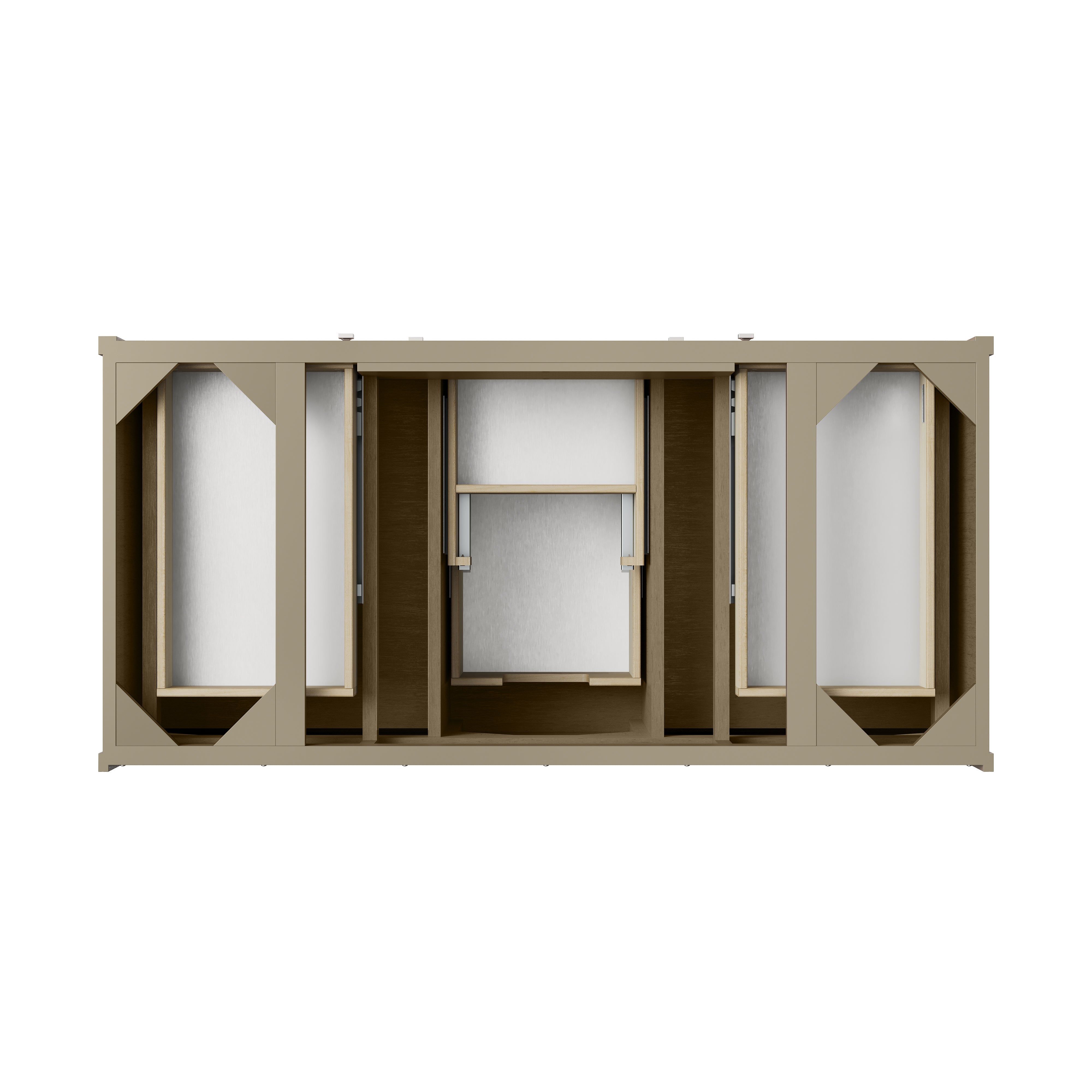 Walnut Whisper / White Zeus - 1 Faucet Hole