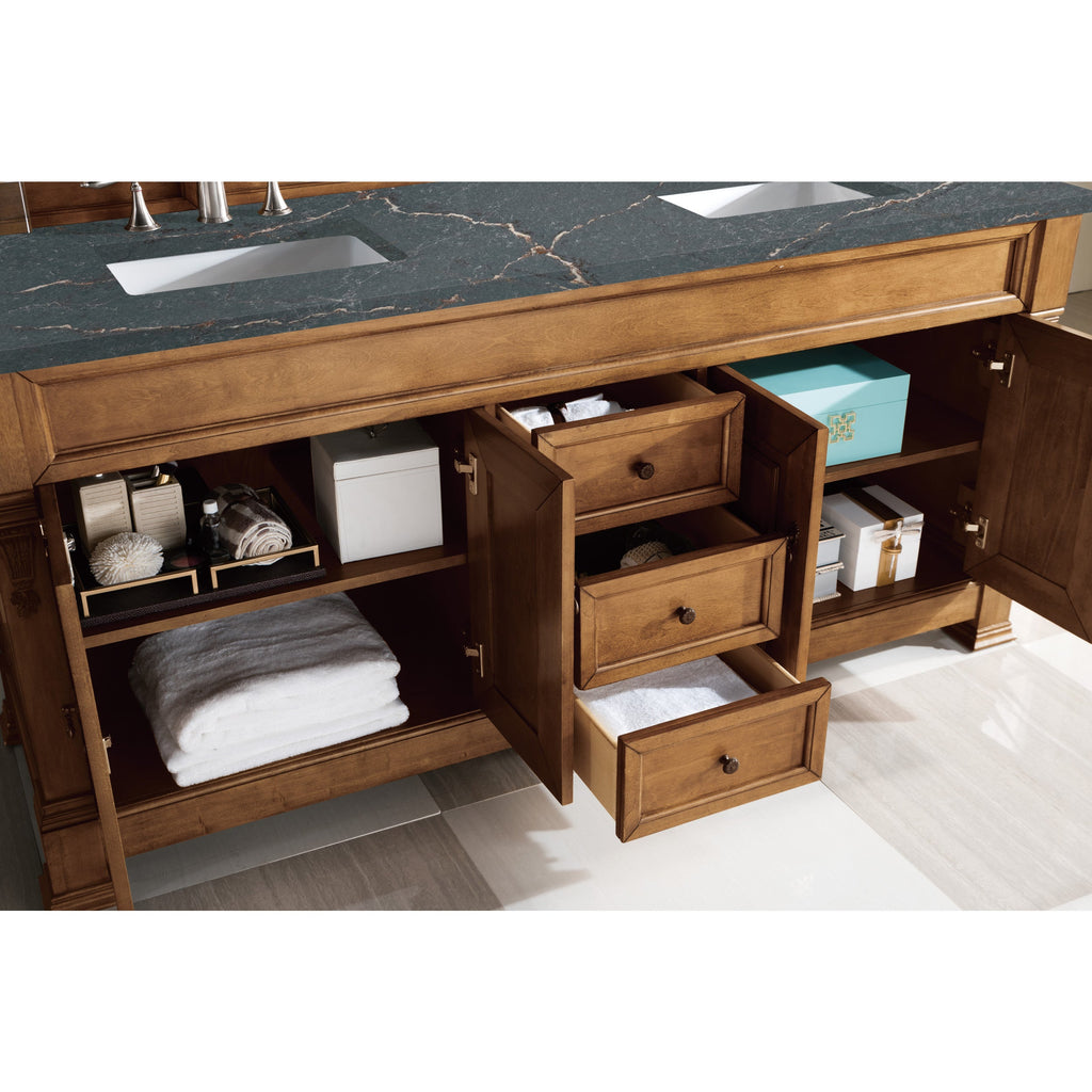 Country Oak / Parisien Bleu - 3 Faucet Holes