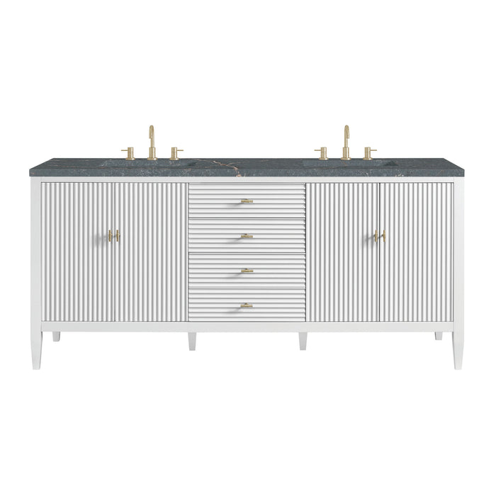Bright White / Parisien Bleu - 3 Faucet Holes