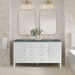 Bright White / Parisien Bleu - 3 Faucet Holes