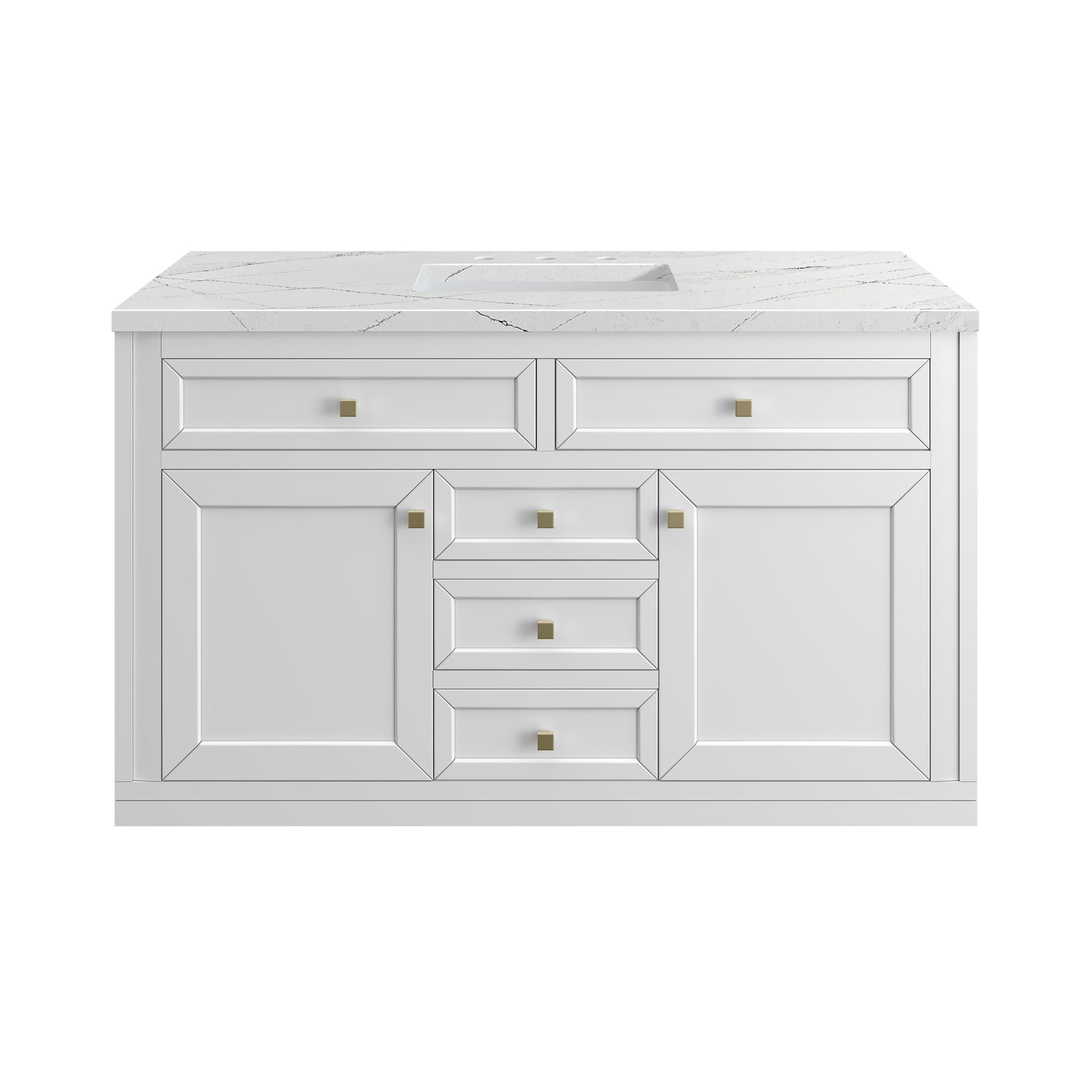 Glossy White / Ethereal Noctis - 3 Faucet Holes