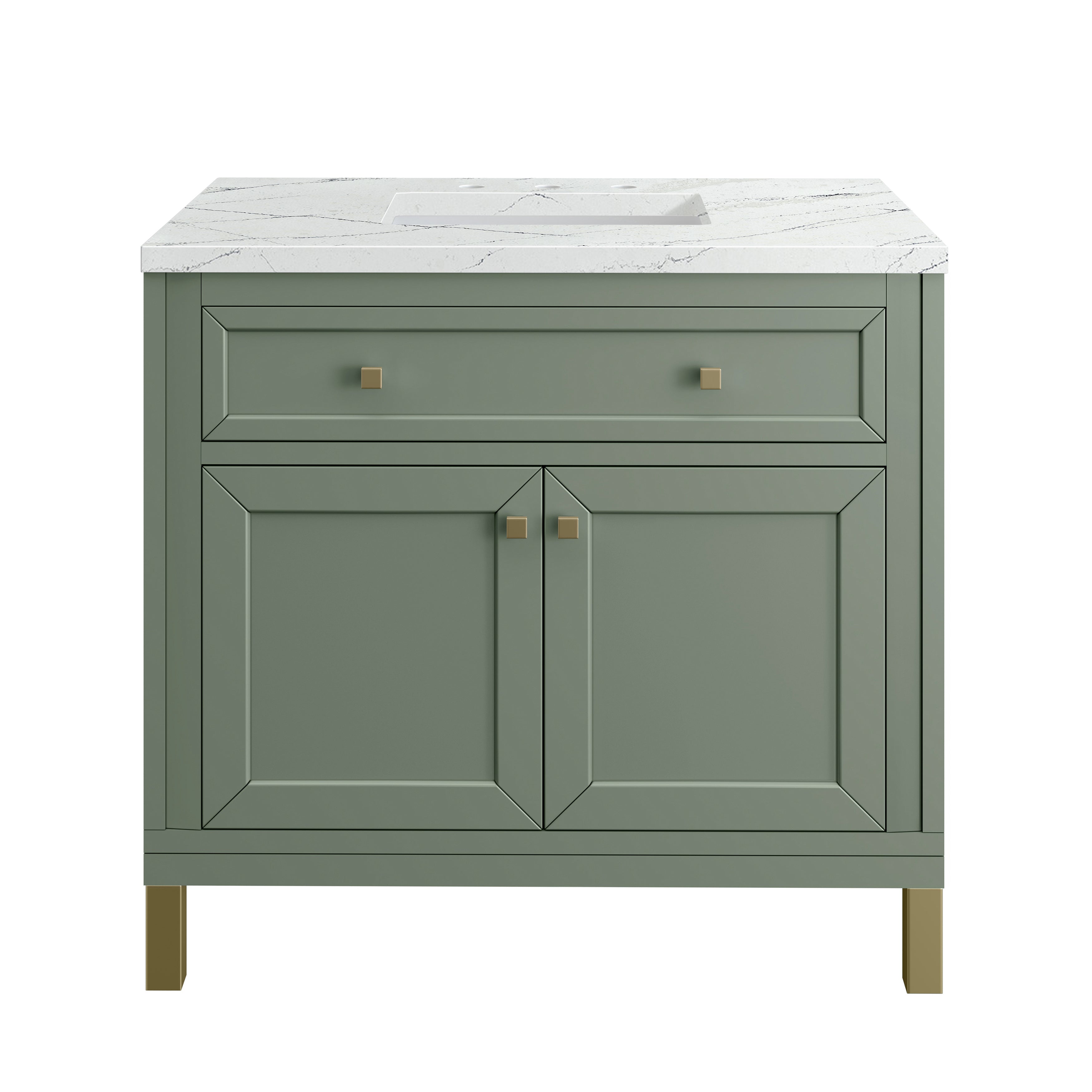 Smokey Celadon / Ethereal Noctis - 3 Faucet Holes