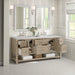 Whitewashed Oak / Arctic Fall - 3 Faucet Holes