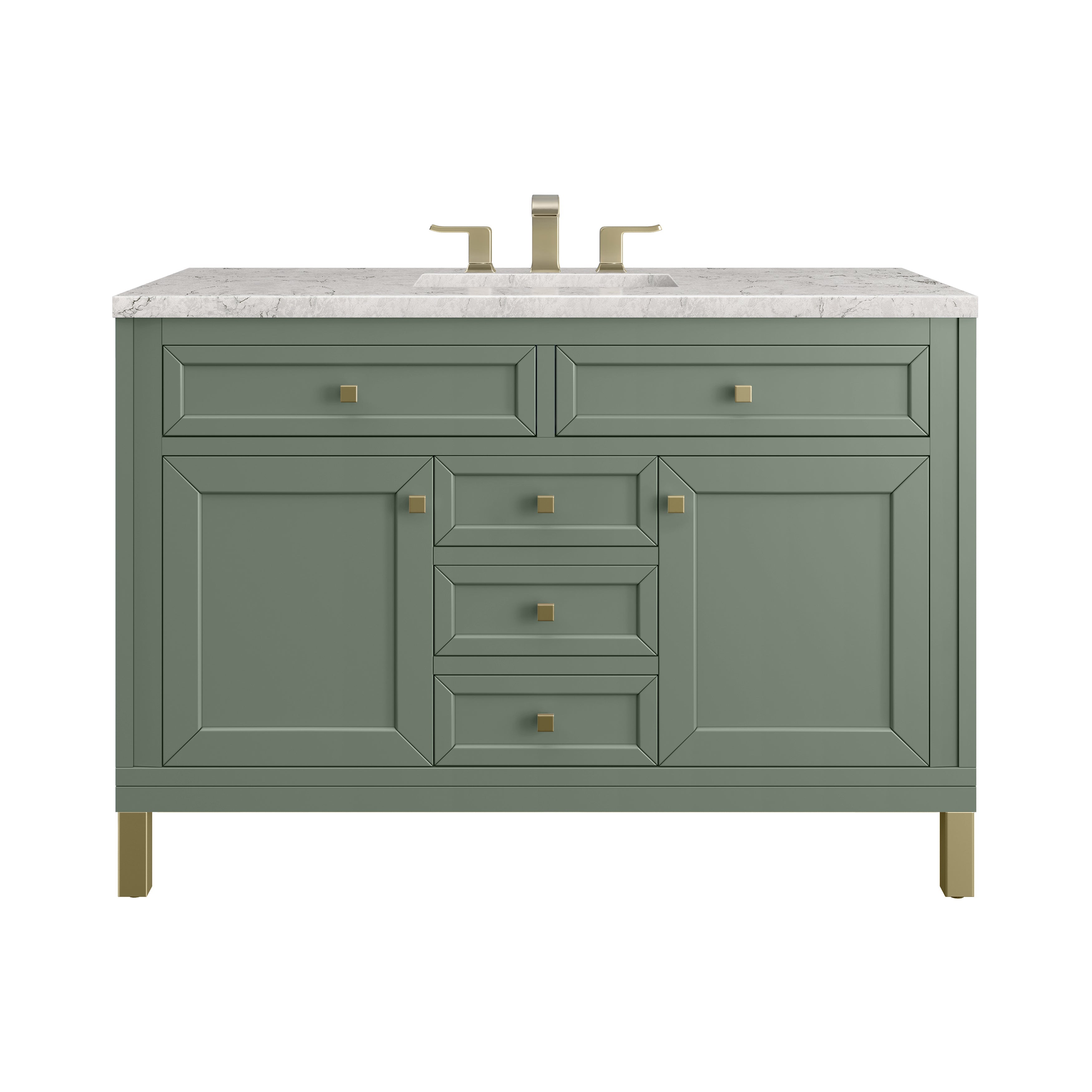 Smokey Celadon / Eternal Jasmine Pearl - 3 Faucet Holes