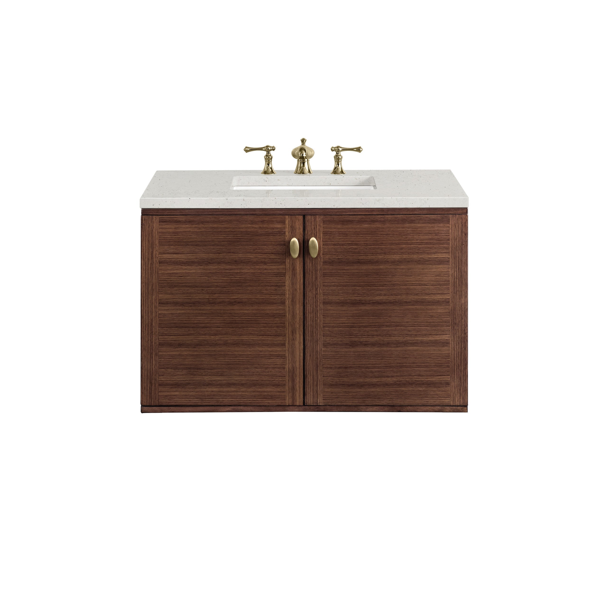 Mid-Century Walnut / Lime Delight - 3 Faucet Holes