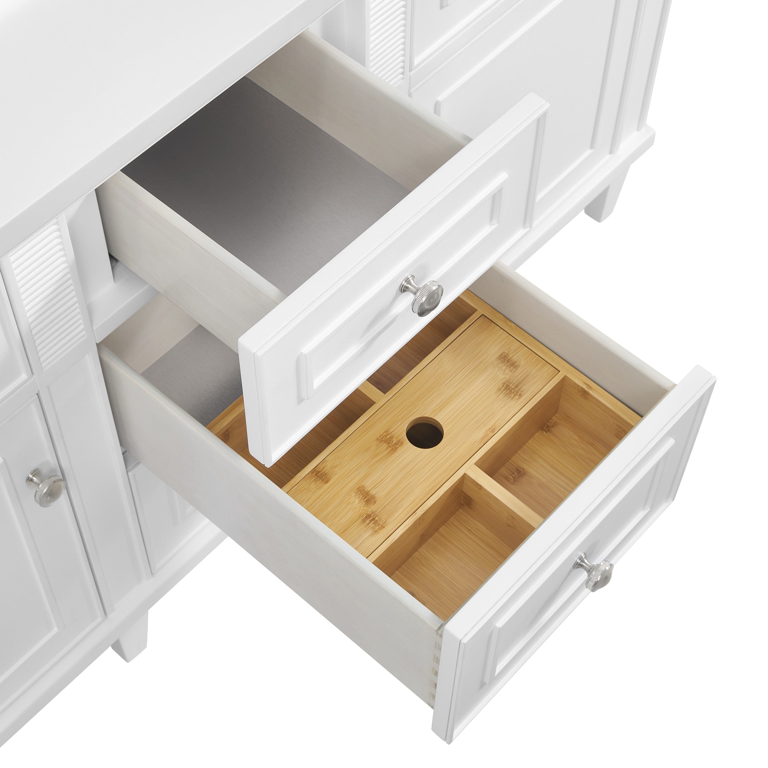 Bright White / White Zeus - 3 Faucet Holes