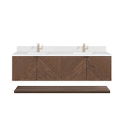 Chestnut / White Zeus - 1 Faucet Hole