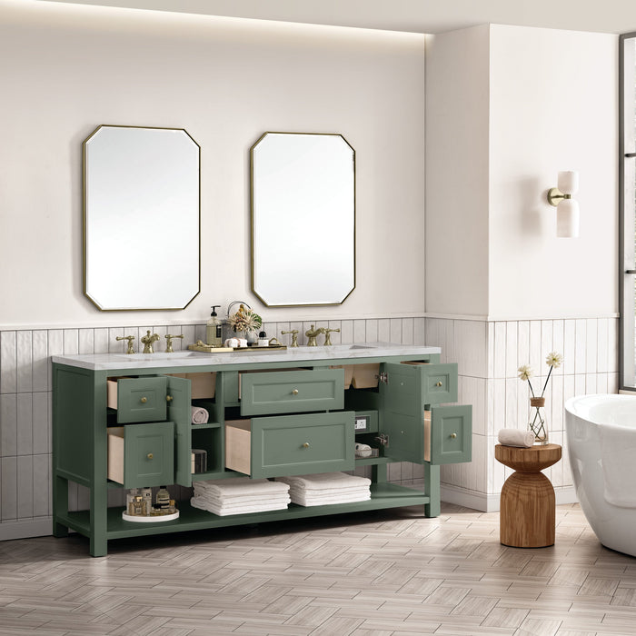 Smokey Celadon / Victorian Silver - 3 Faucet Holes