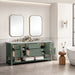 Smokey Celadon / Victorian Silver - 3 Faucet Holes