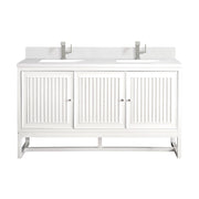 Glossy White / White Zeus - 1 Faucet Hole