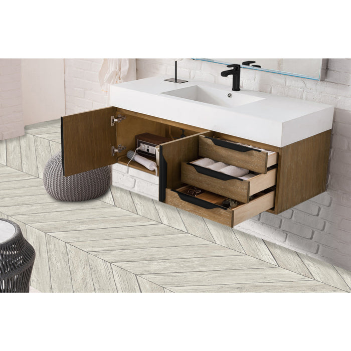 Latte Oak / Matte Black / Glossy White - 1 Faucet Hole