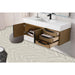 Latte Oak / Matte Black / Glossy White - 1 Faucet Hole