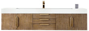 Latte Oak / Radiant Gold / Glossy White - 1 Faucet Hole