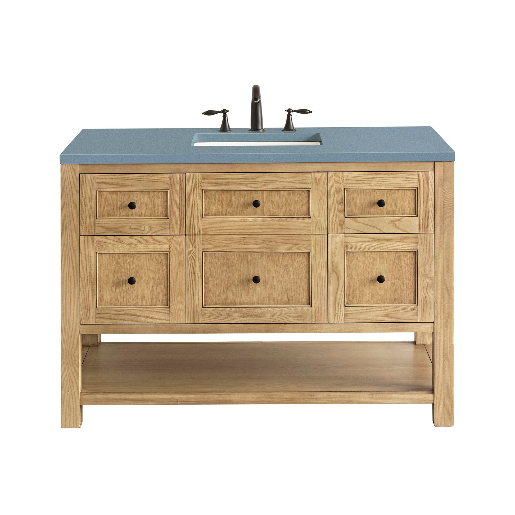 Light Natural Oak / Cala Blue - 3 Faucet Holes