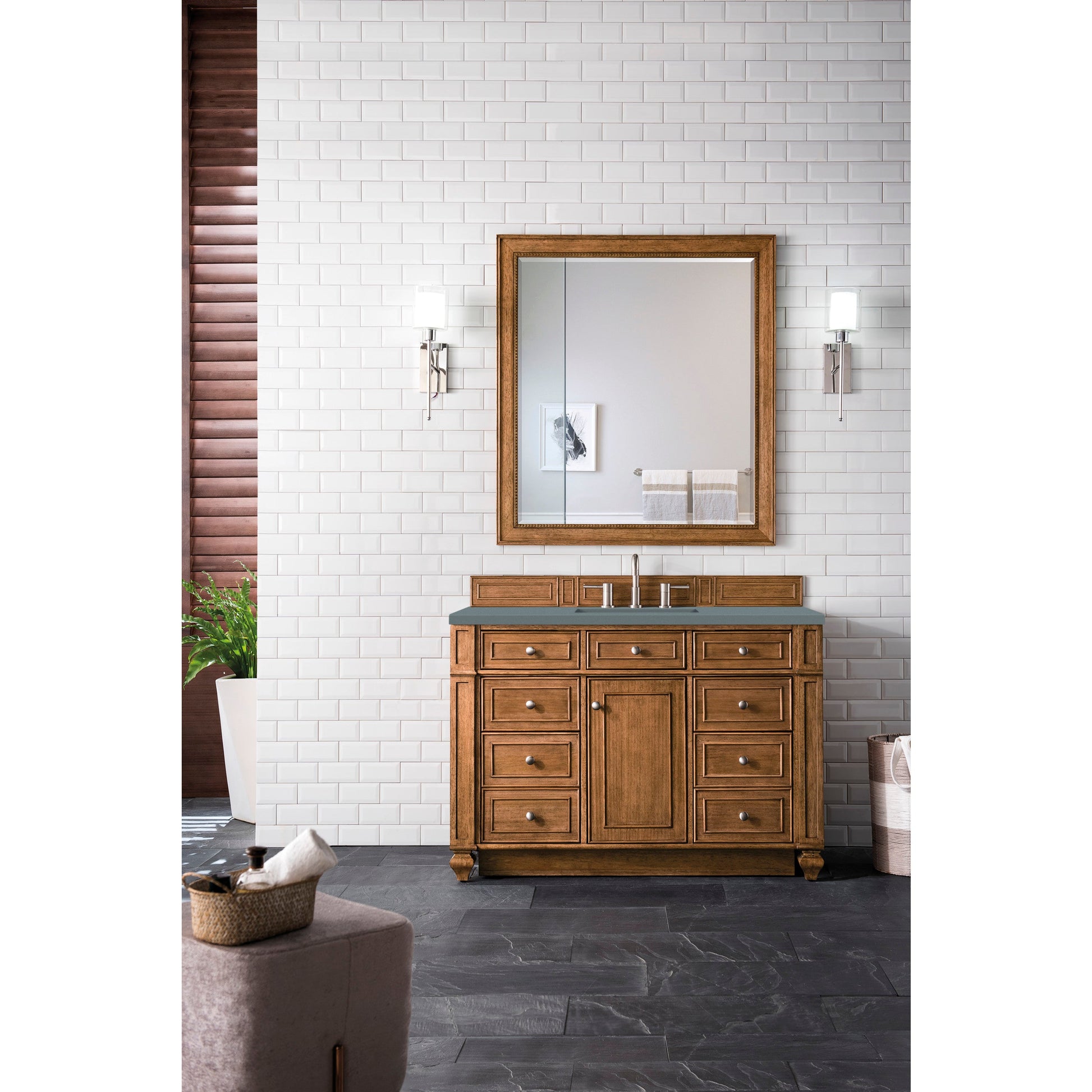 Saddle Brown / Cala Blue - 3 Faucet Holes