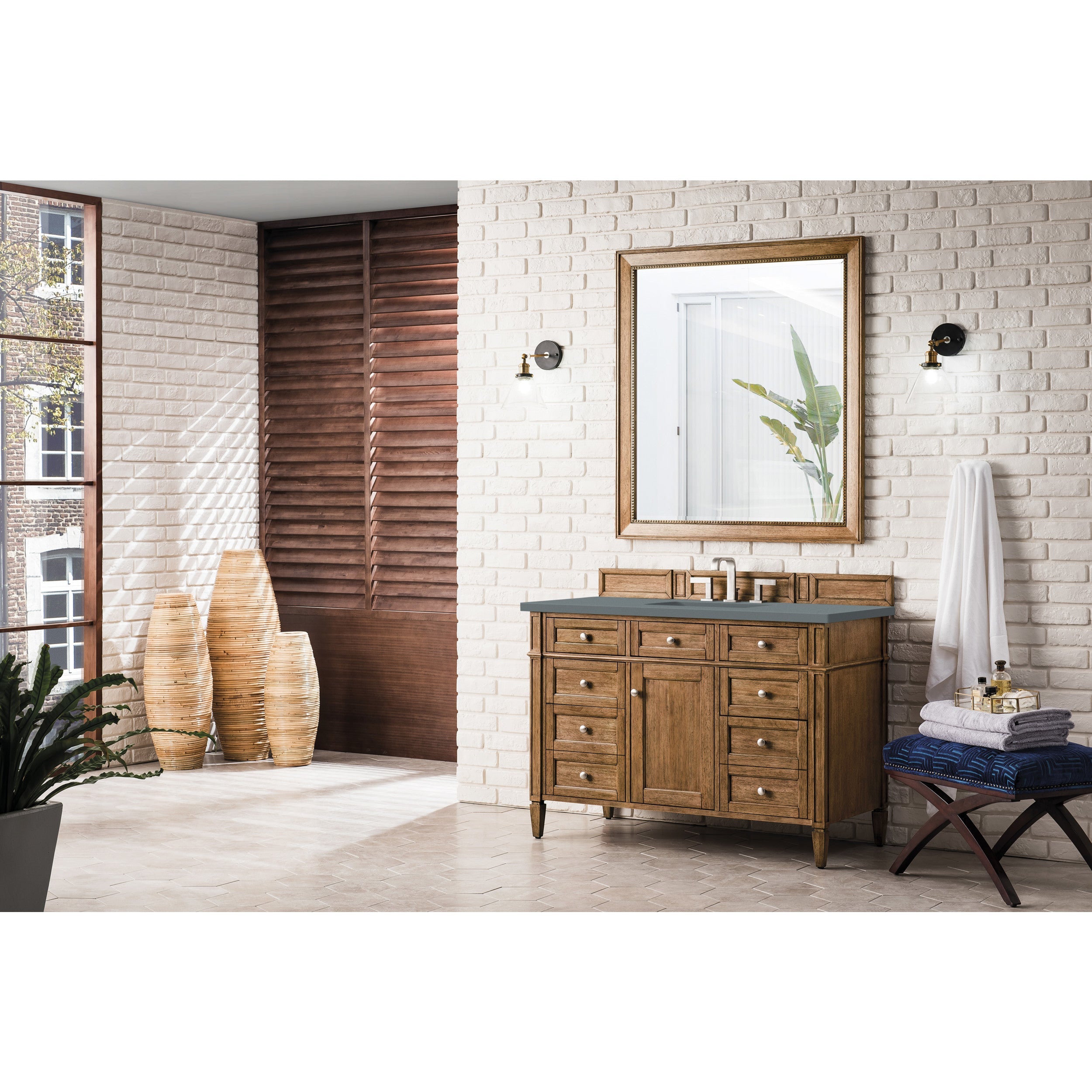 Saddle Brown / Cala Blue - 3 Faucet Holes
