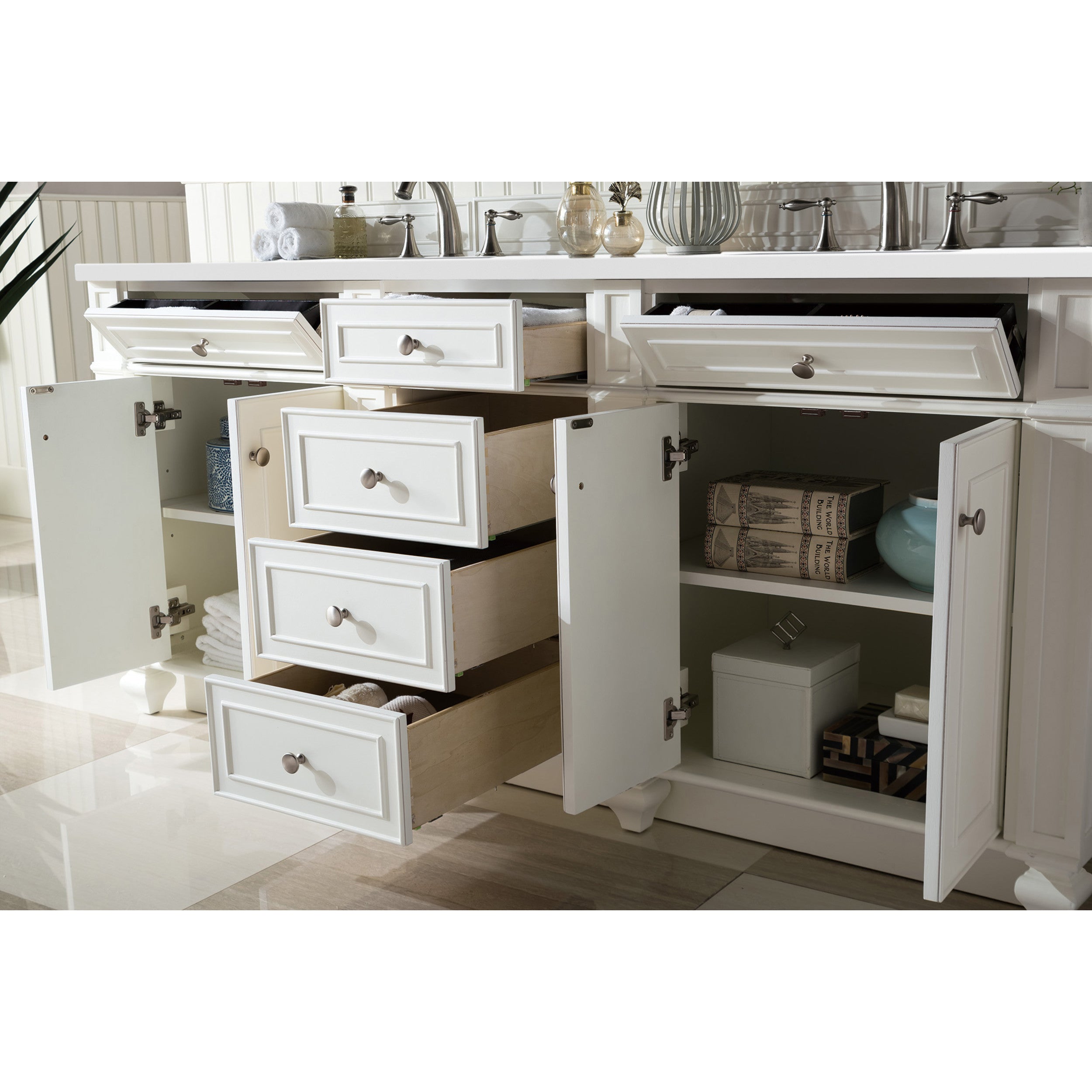 Bright White / White Zeus - 3 Faucet Holes