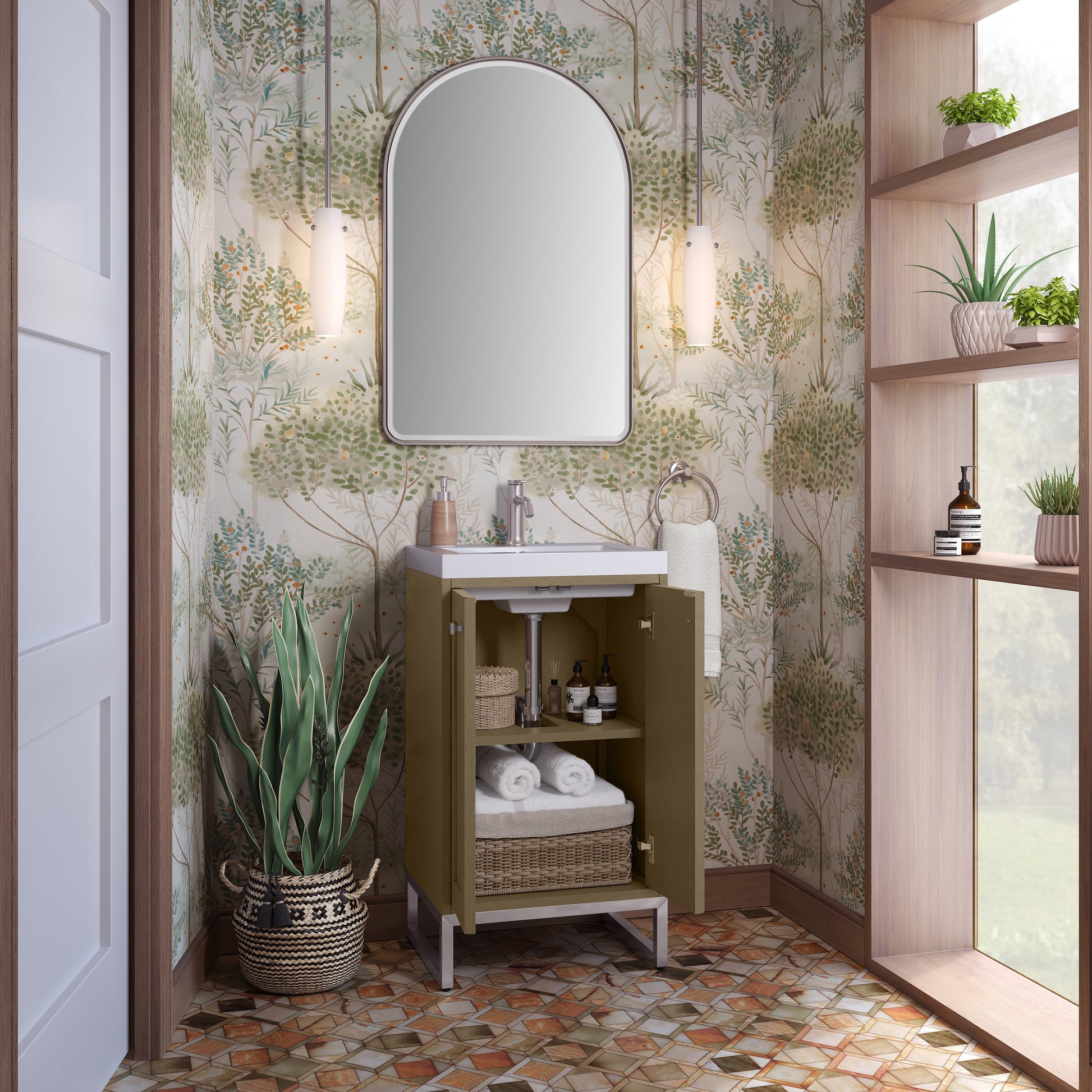 Walnut Whisper / Brushed Nickel