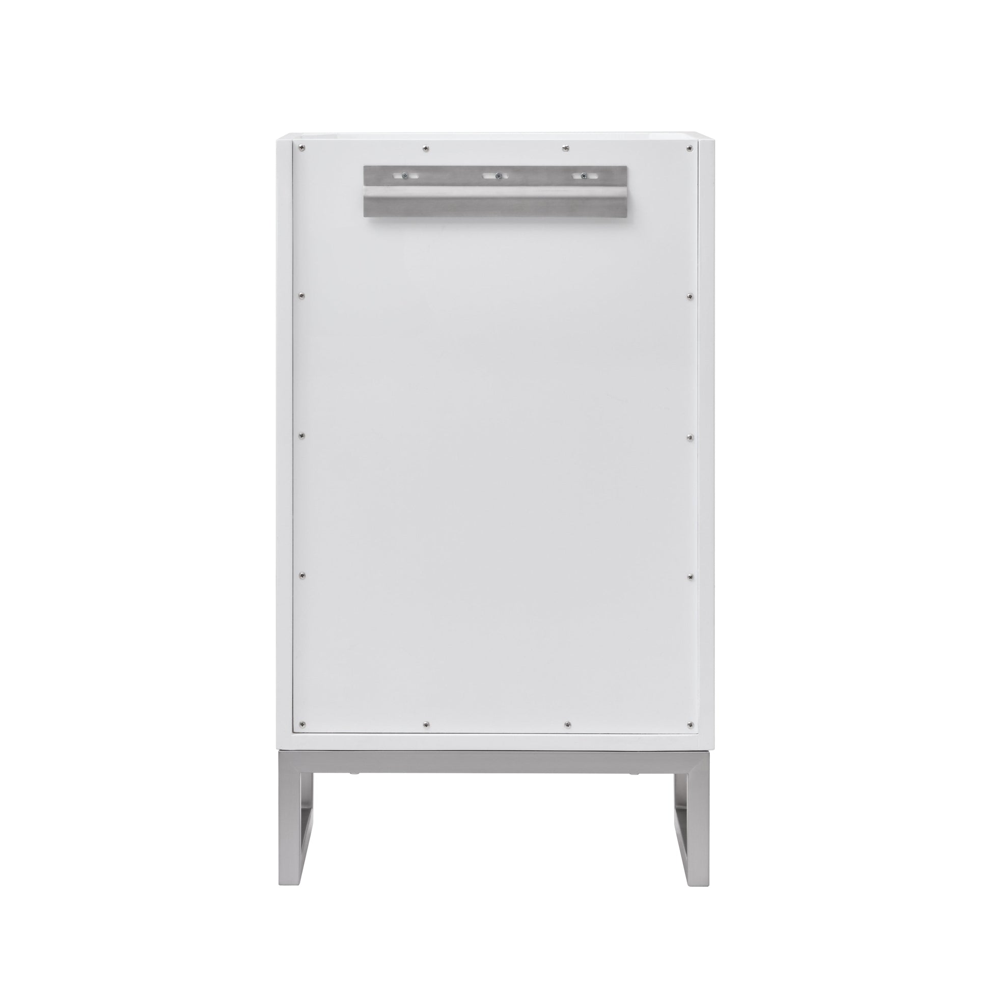 Glossy White / Brushed Nickel