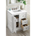 Bright White / White Zeus - 3 Faucet Holes