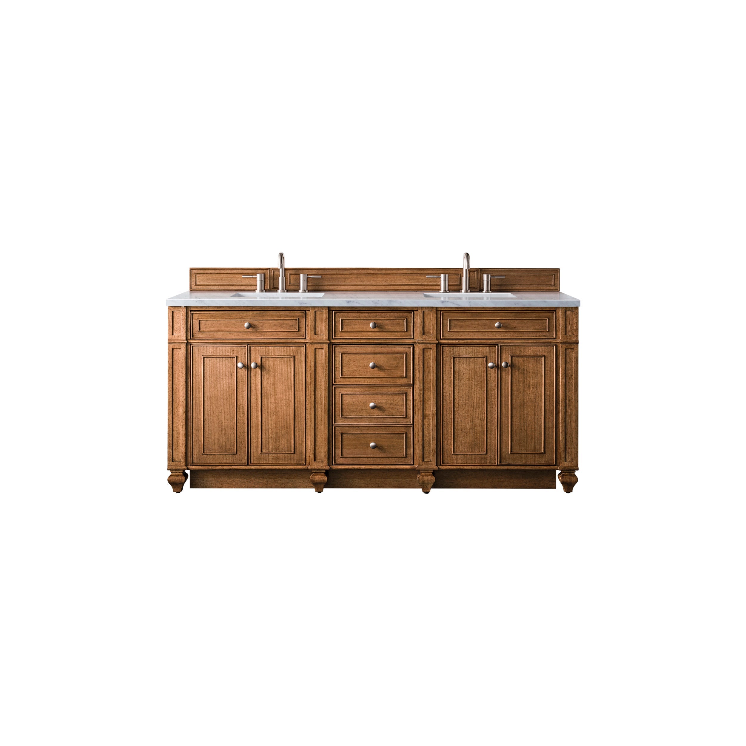 Saddle Brown / Eternal Jasmine Pearl - 3 Faucet Holes