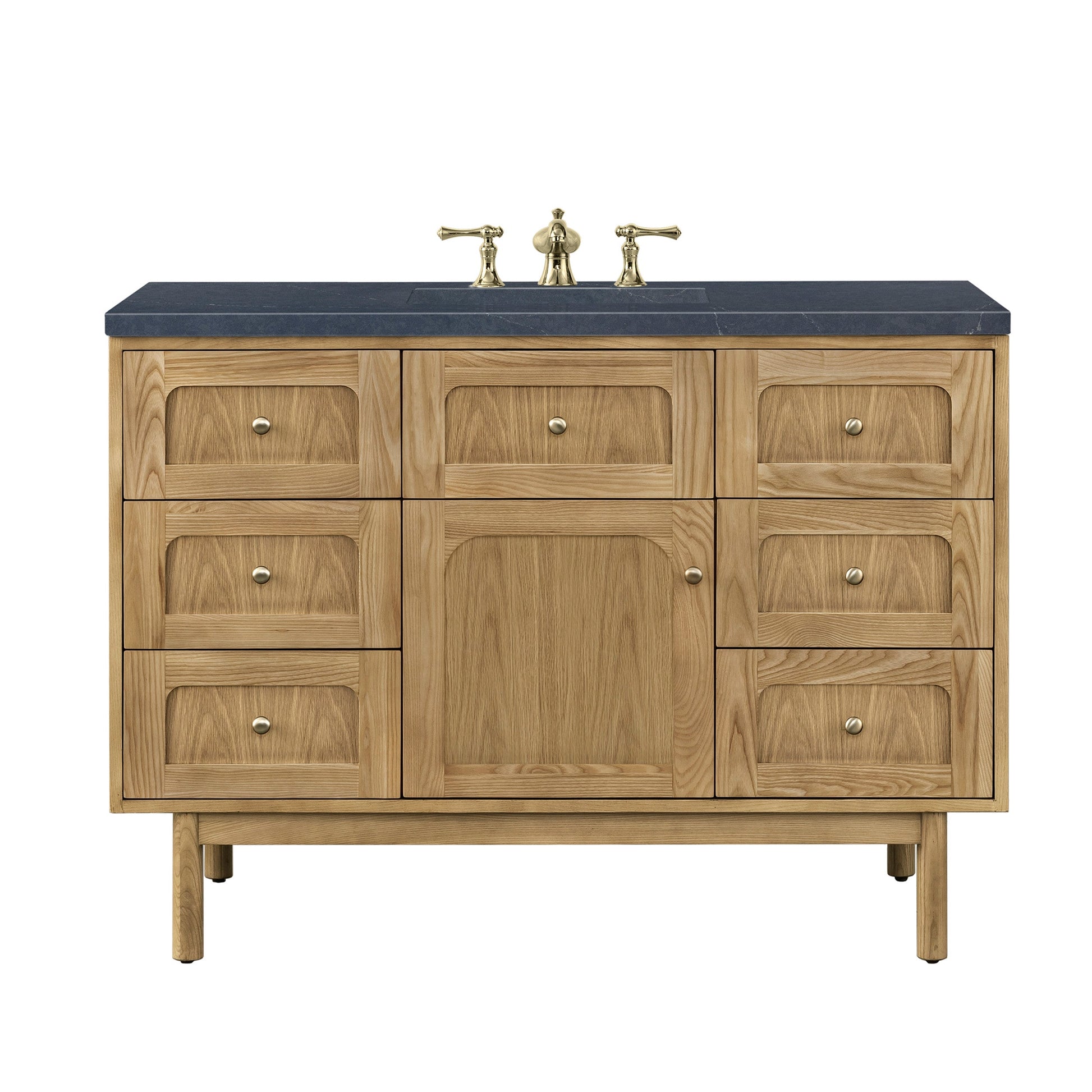 Light Natural Oak / Charcoal Soapstone - 3 Faucet Holes