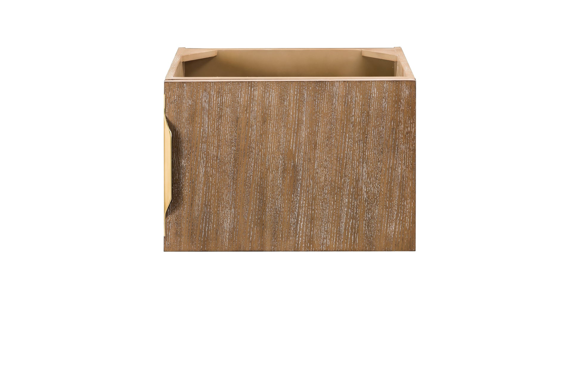 Latte Oak / Glossy White - No Countertop