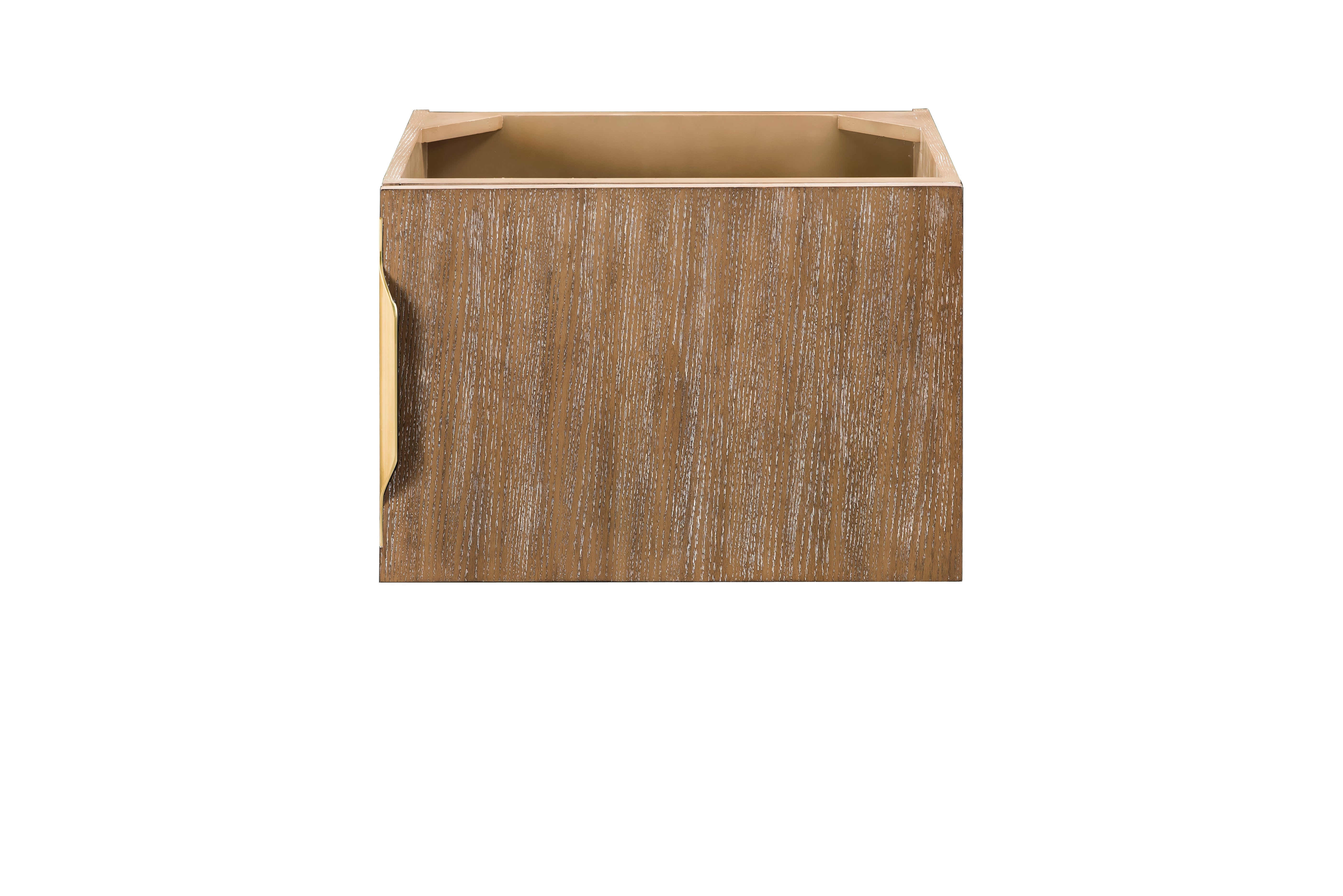 Latte Oak / Glossy White - No Countertop