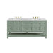Smokey Celadon / Arctic Fall - 3 Faucet Holes