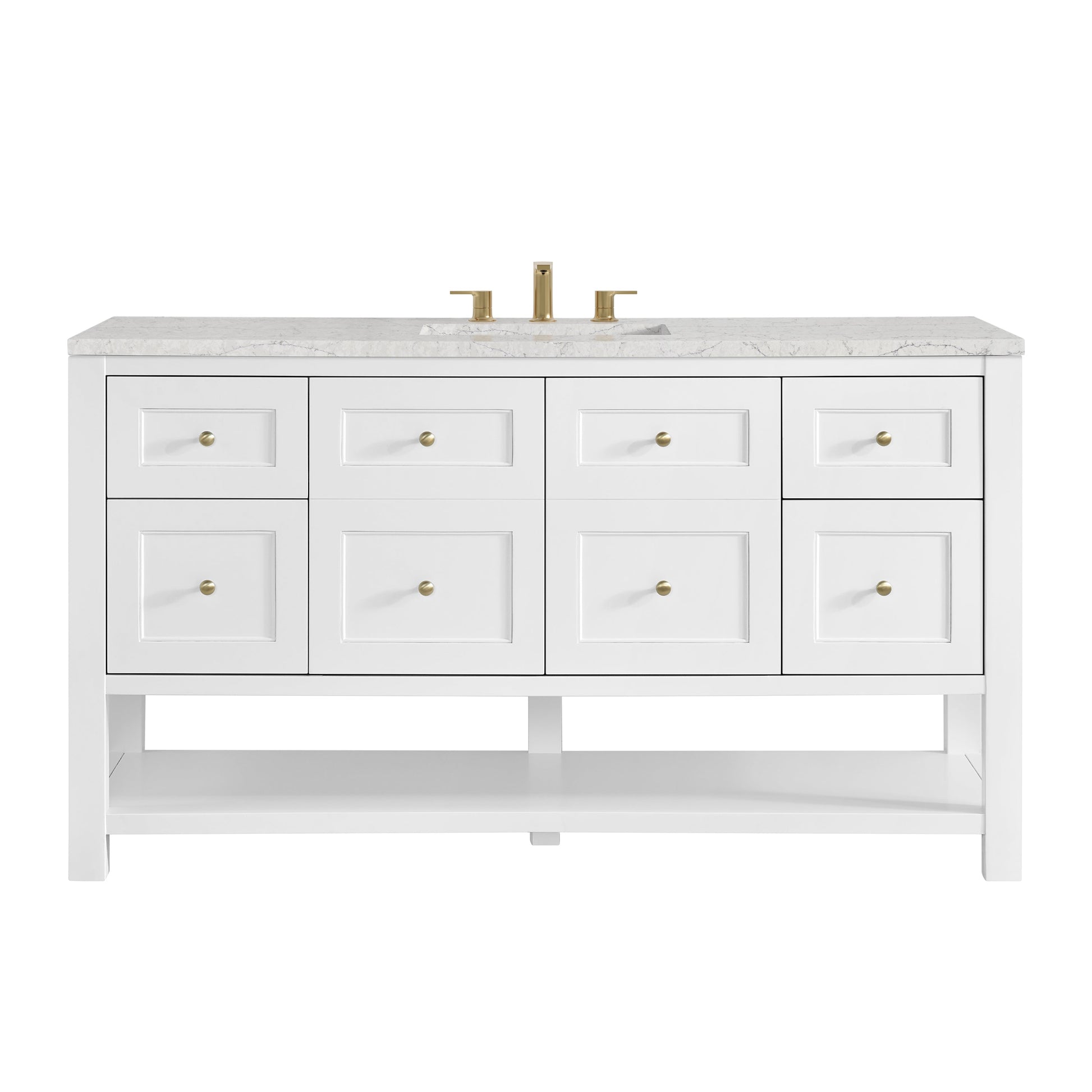 Bright White / Eternal Jasmine Pearl - 3 Faucet Holes