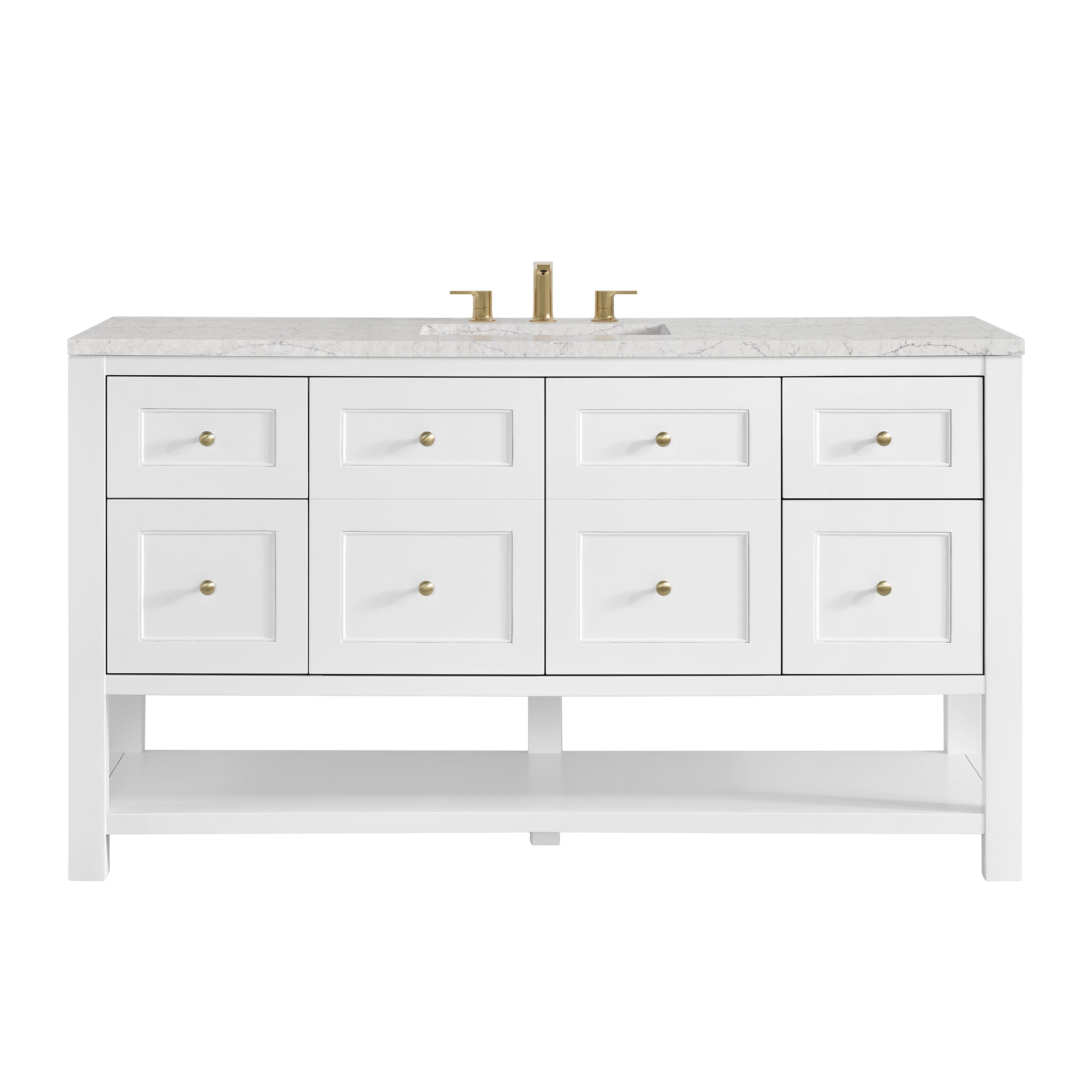 Bright White / Eternal Jasmine Pearl - 3 Faucet Holes