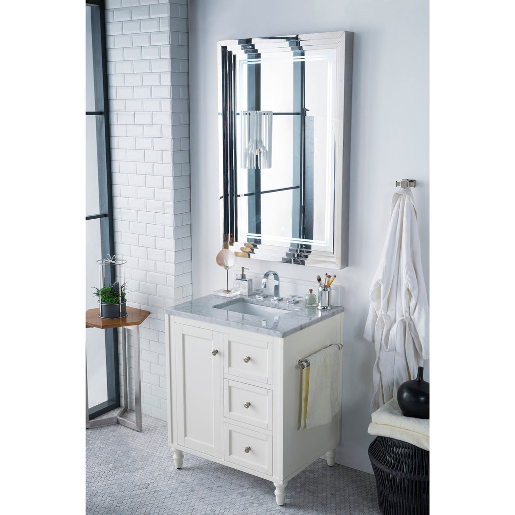 Bright White / Carrara White - 3 Faucet Holes