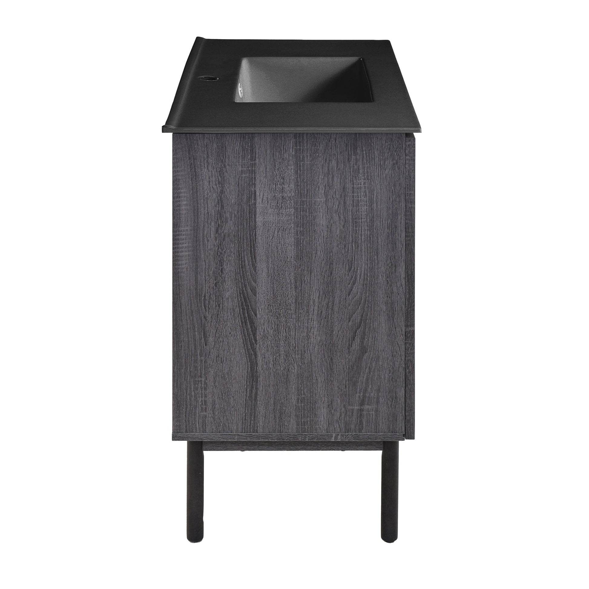 Black Oak / Black / 1-Hole