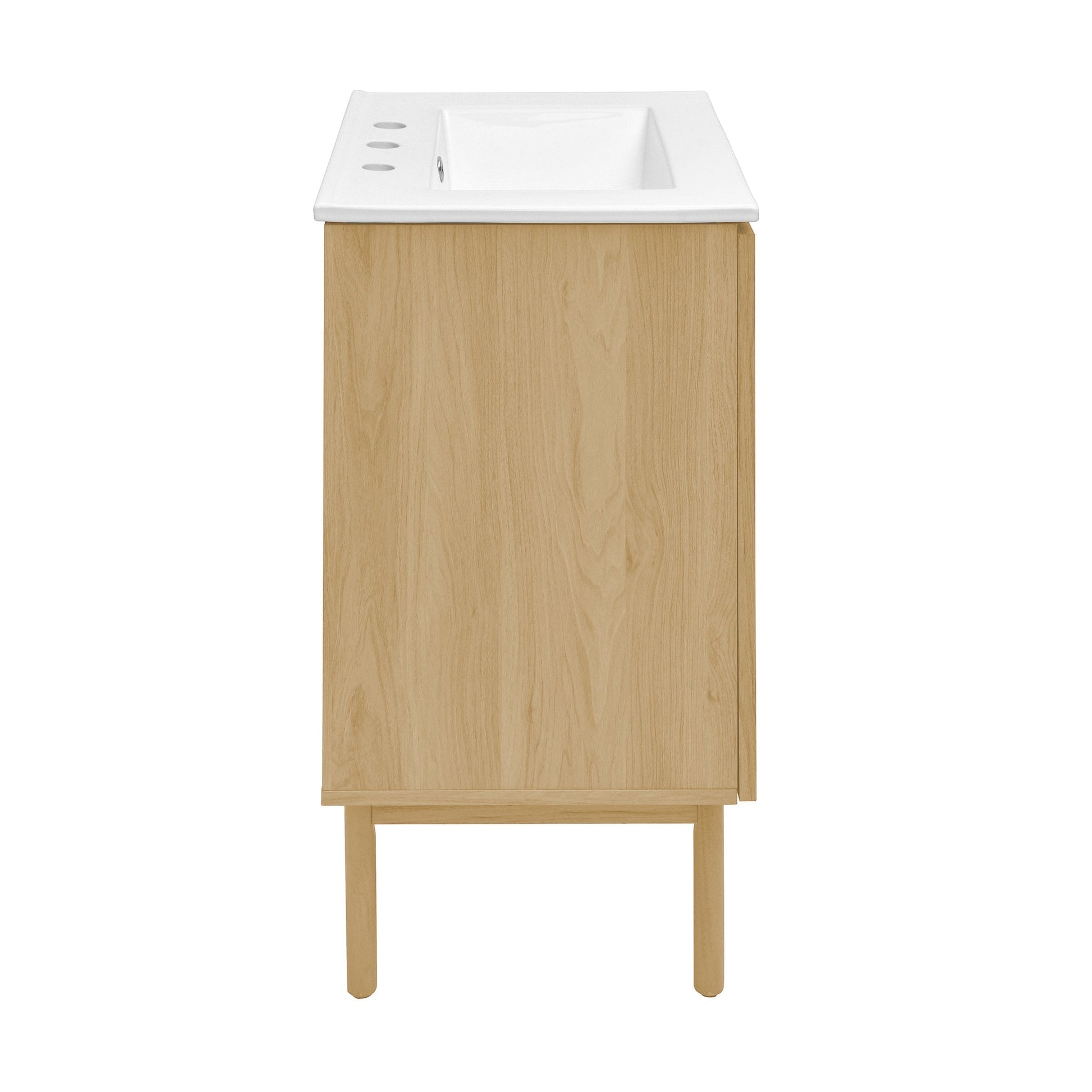 Natural Oak / White / 3-Hole