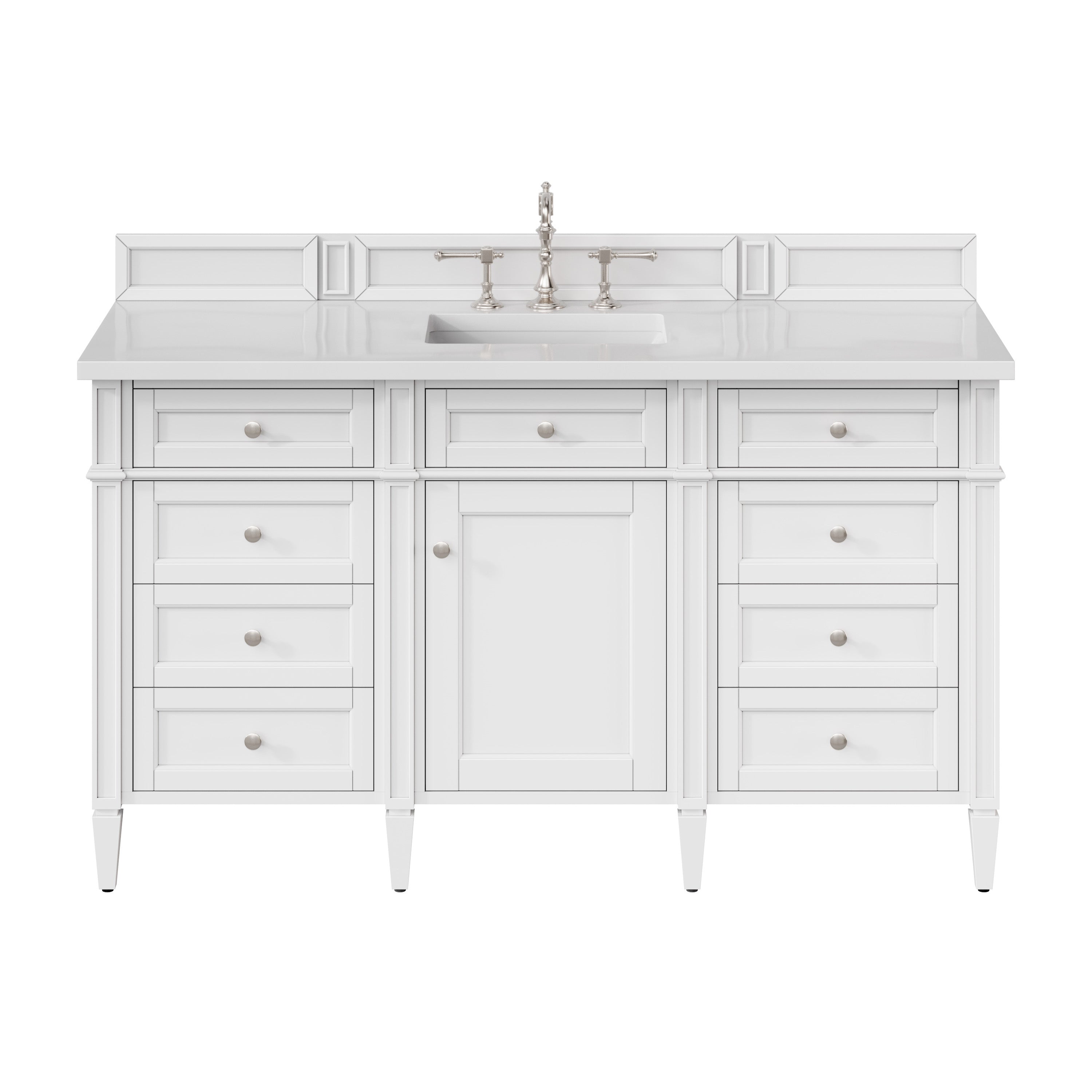 Bright White / White Zeus - 3 Faucet Holes