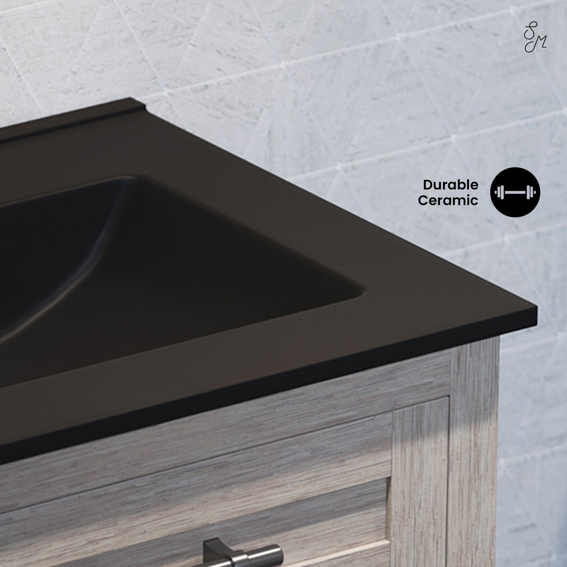 Matte Black / 3-Hole Center