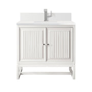 Glossy White / White Zeus - 1 Faucet Hole