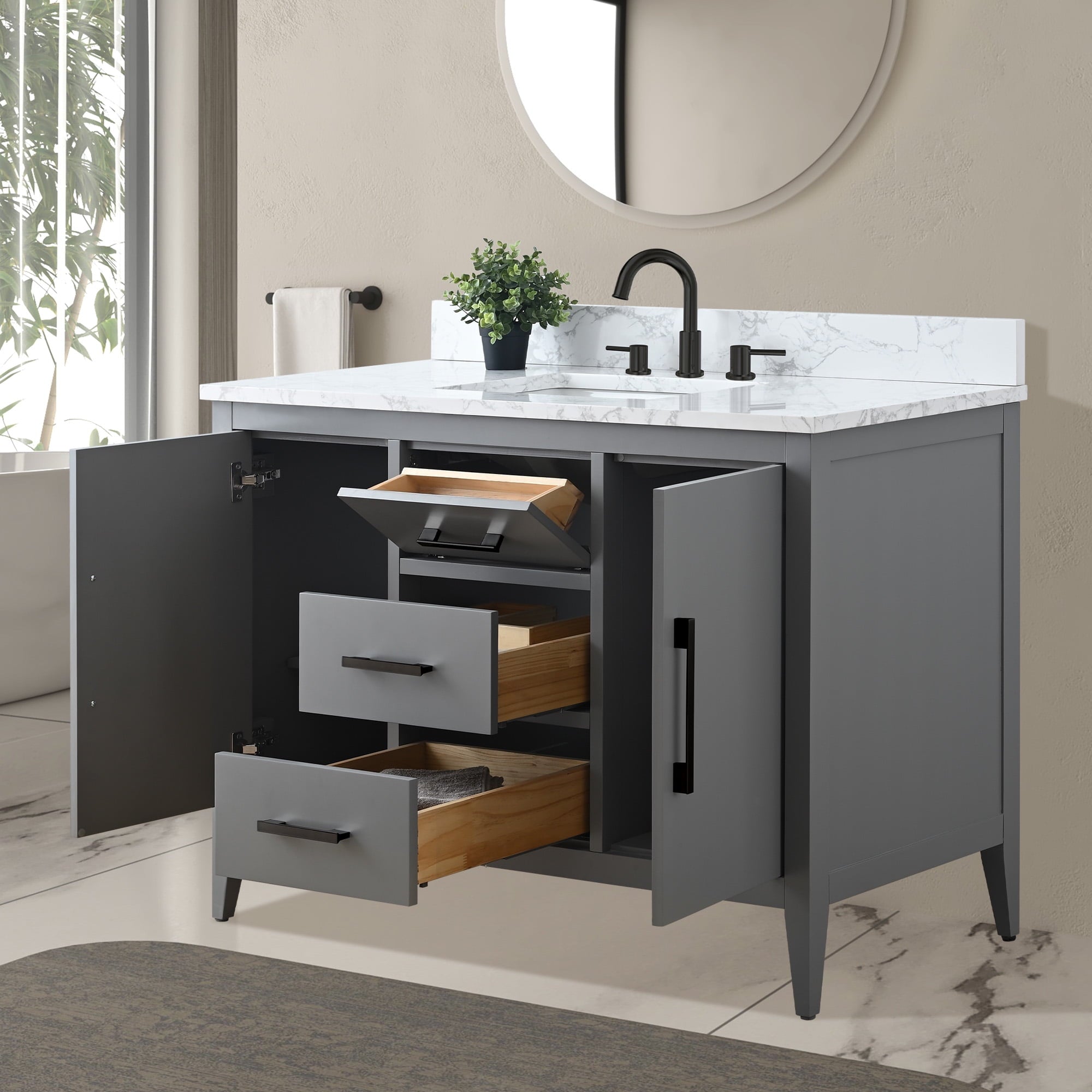 Cashmere Gray / Matte Black
